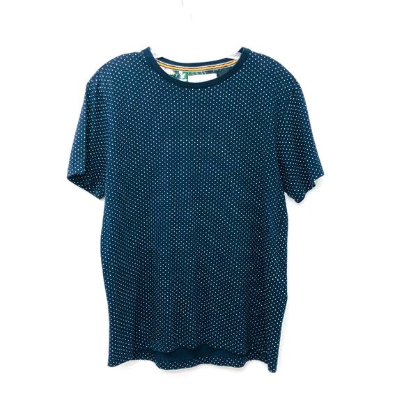 Denim & Flower Other - Men’s Denim & Flower Navy White Polka Dot Short Sleeve T Shirt